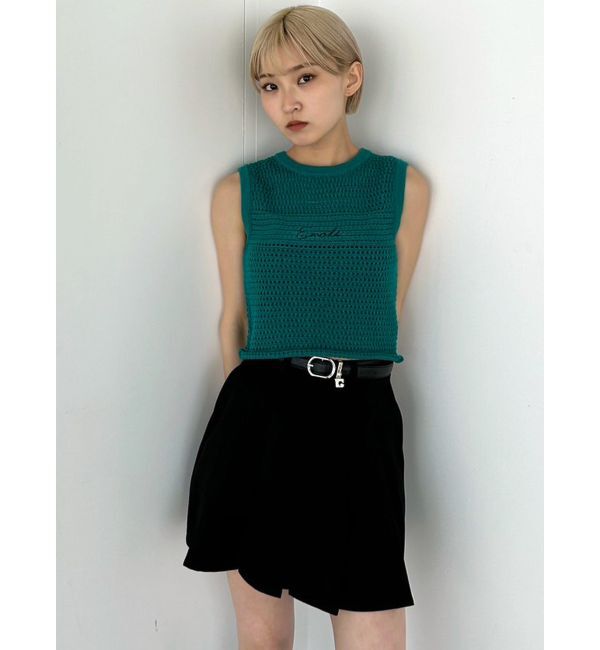 EMODA「チャームベルトプリーツスカート」|スカート|