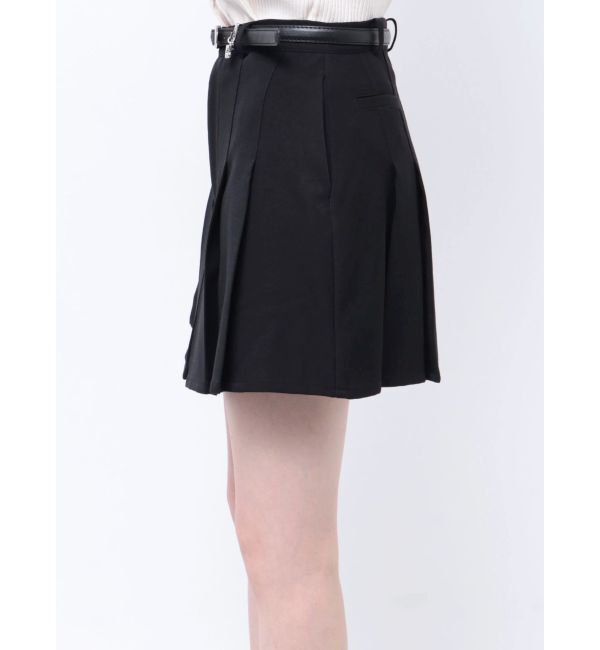 EMODA「チャームベルトプリーツスカート」|スカート|