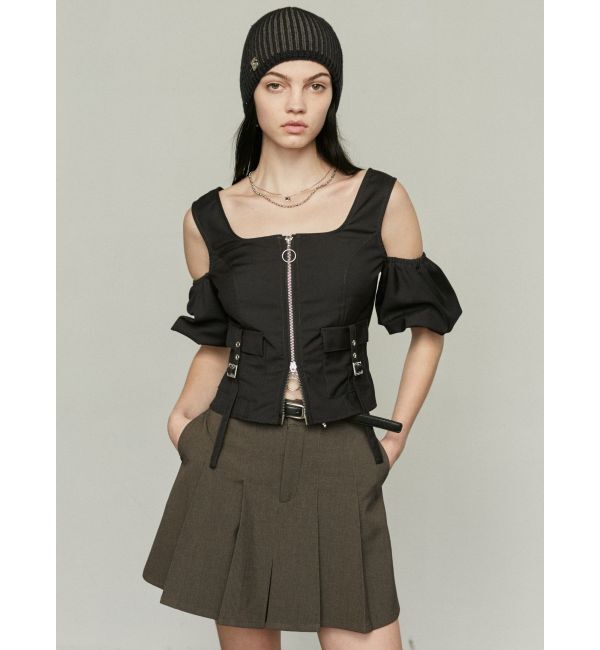 EMODA「チャームベルトプリーツスカート」|スカート|