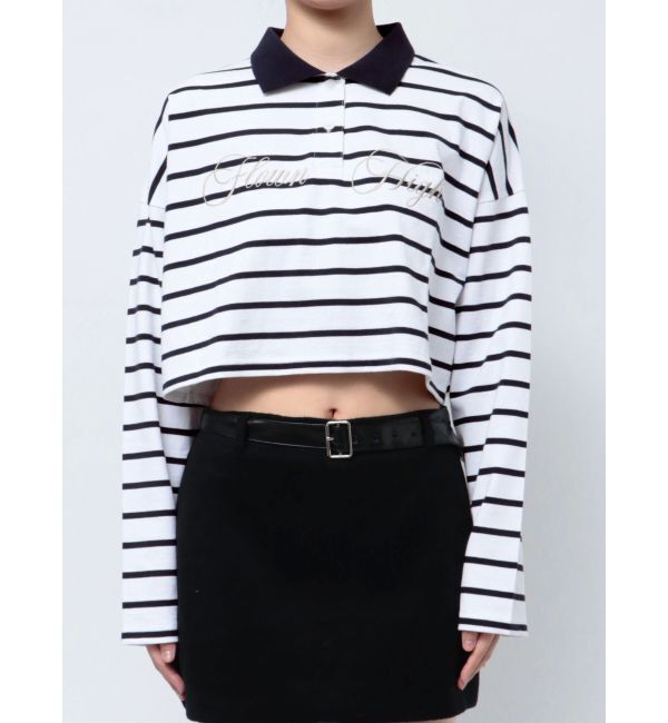 EMODA「グラフィカルポロロングTシャツ」|Tシャツ・カットソー|