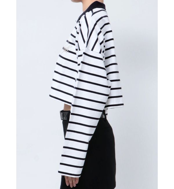 EMODA「グラフィカルポロロングTシャツ」|Tシャツ・カットソー|