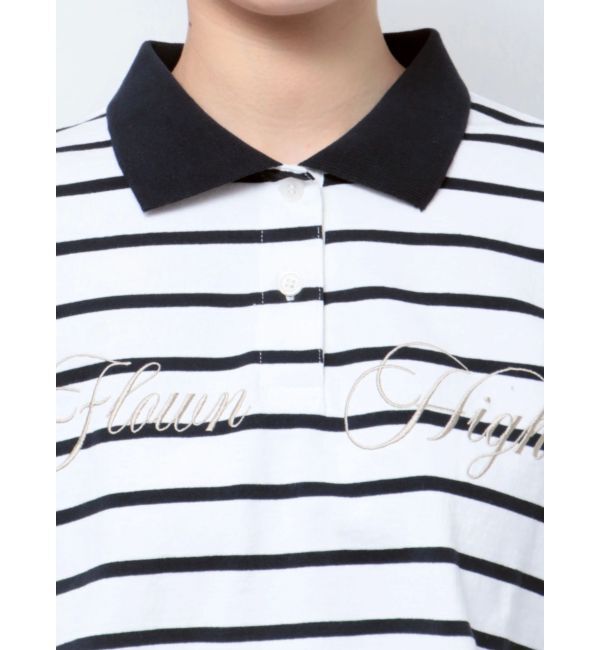 EMODA「グラフィカルポロロングTシャツ」|Tシャツ・カットソー|