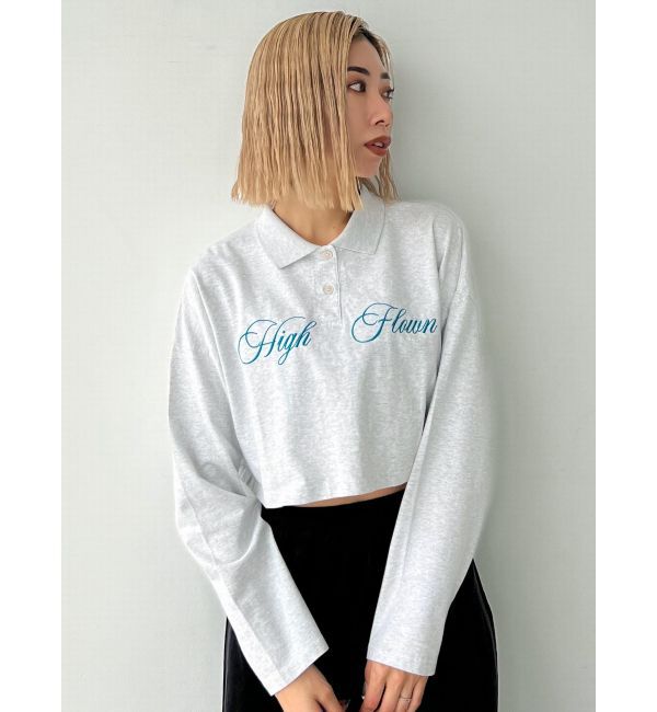 EMODA「グラフィカルポロロングTシャツ」|Tシャツ・カットソー|