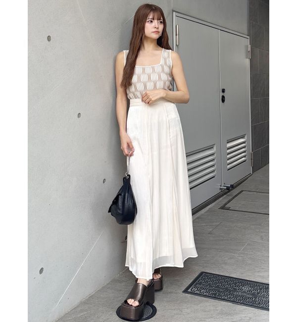 MURUA「シャイニーシアースカート」|スカート|