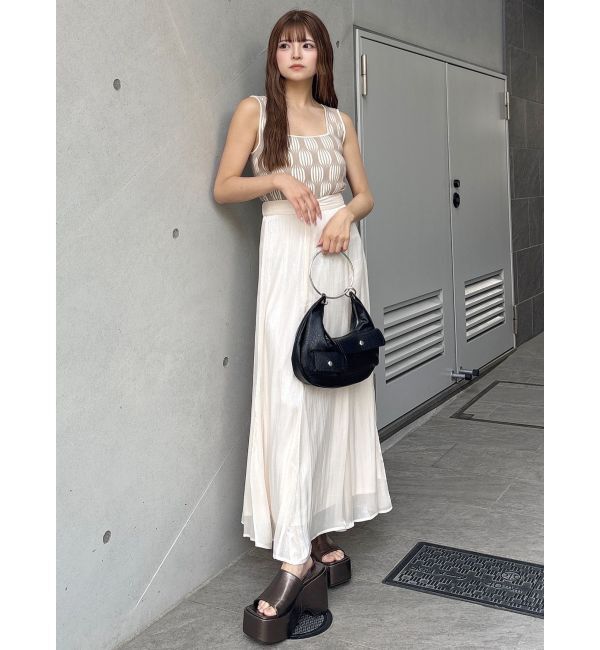 MURUA「シャイニーシアースカート」|スカート|