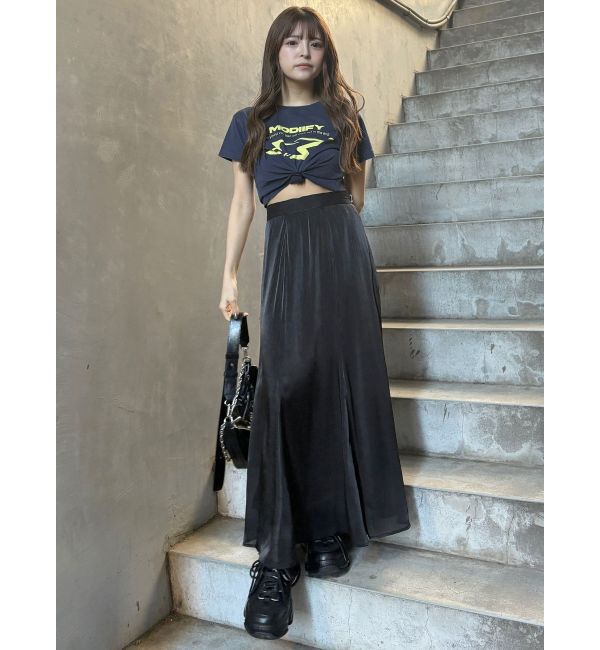 MURUA「シャイニーシアースカート」|スカート|