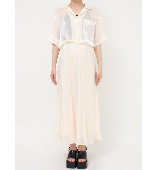 MURUA「シャイニーシアースカート」|スカート|