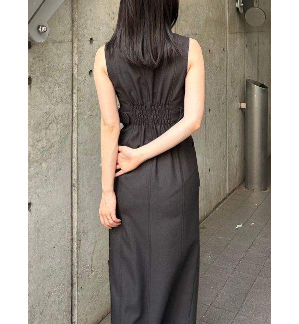 MURUA「サイドベルトジップナローワンピース」|ワンピース|