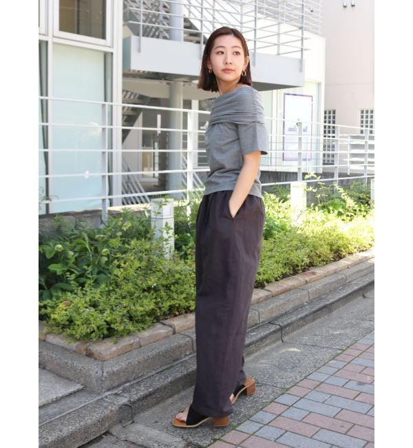 Ungrid「オフショルギャザーTee」|Tシャツ・カットソー|