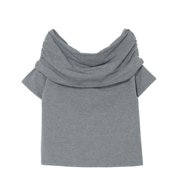 Ungrid「オフショルギャザーTee」|Tシャツ・カットソー|