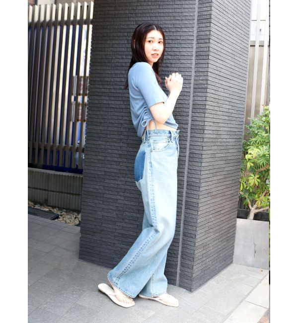 Ungrid「サイドギャザーショートTee」|Tシャツ・カットソー|