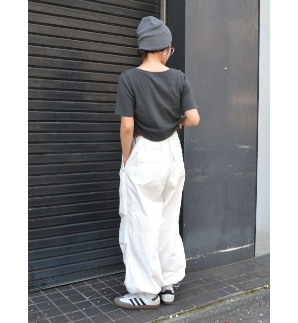 Ungrid「サイドギャザーショートTee」|Tシャツ・カットソー|