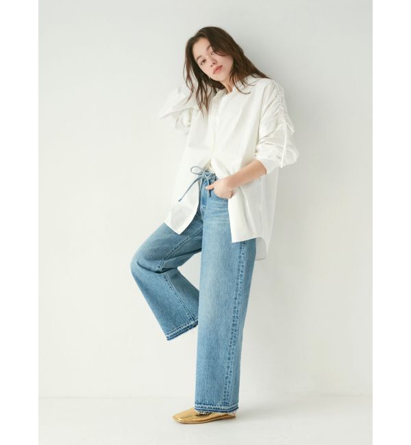 Ungrid「ショルダーデザインビッグシャツ」|シャツ・ブラウス|