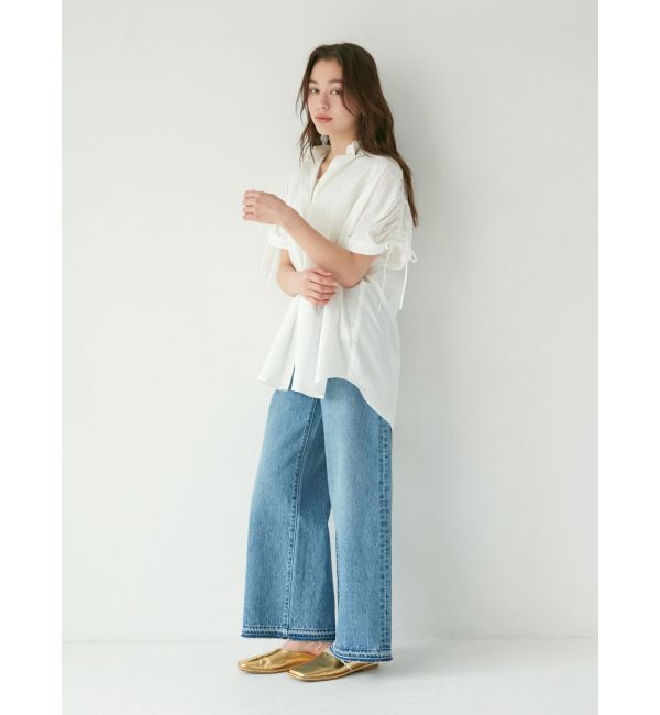 Ungrid「ショルダーデザインビッグシャツ」|シャツ・ブラウス|