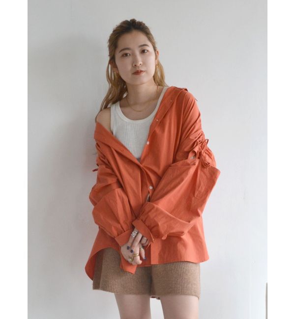 Ungrid「ショルダーデザインビッグシャツ」|シャツ・ブラウス|
