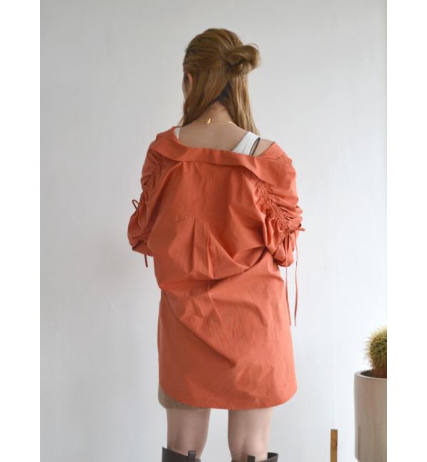 Ungrid「ショルダーデザインビッグシャツ」|シャツ・ブラウス|