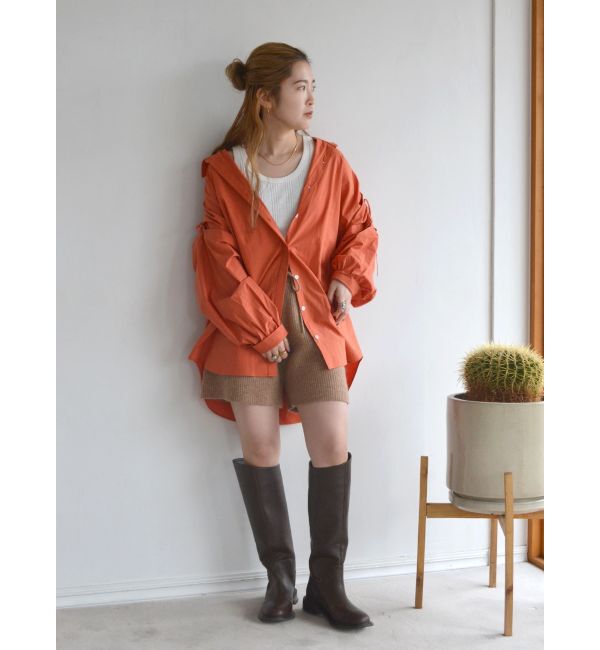 Ungrid「ショルダーデザインビッグシャツ」|シャツ・ブラウス|