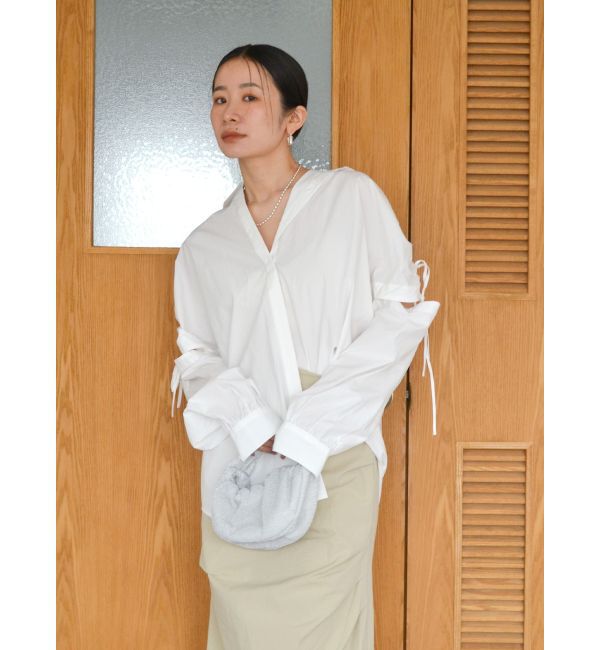 Ungrid「ショルダーデザインビッグシャツ」|シャツ・ブラウス|