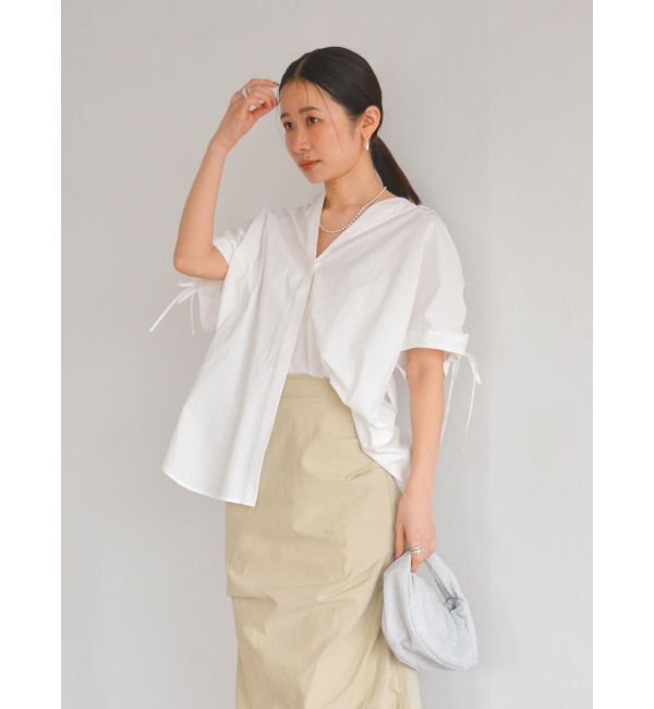 Ungrid「ショルダーデザインビッグシャツ」|シャツ・ブラウス|