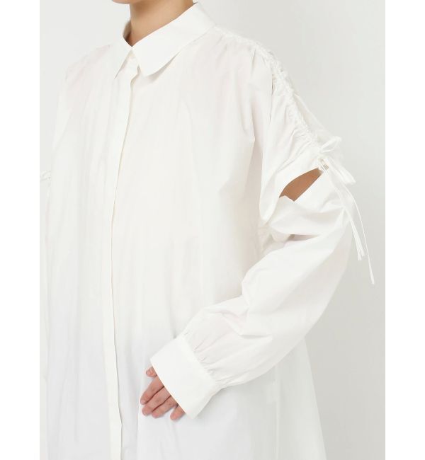 Ungrid「ショルダーデザインビッグシャツ」|シャツ・ブラウス|