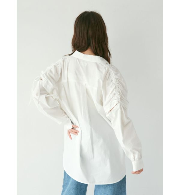 Ungrid「ショルダーデザインビッグシャツ」|シャツ・ブラウス|