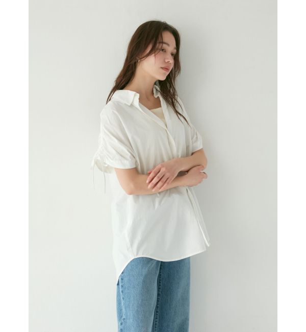 Ungrid「ショルダーデザインビッグシャツ」|シャツ・ブラウス|