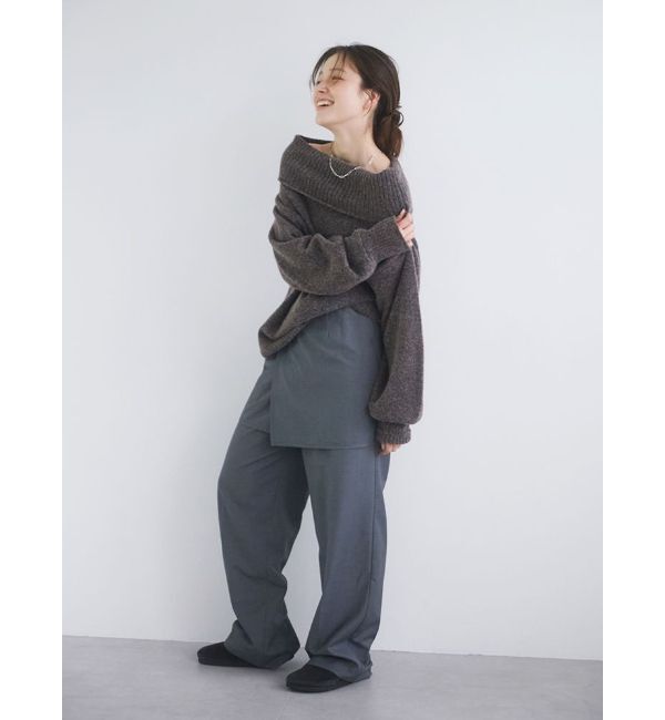 Ungrid「スカートセットタックパンツ」|その他|