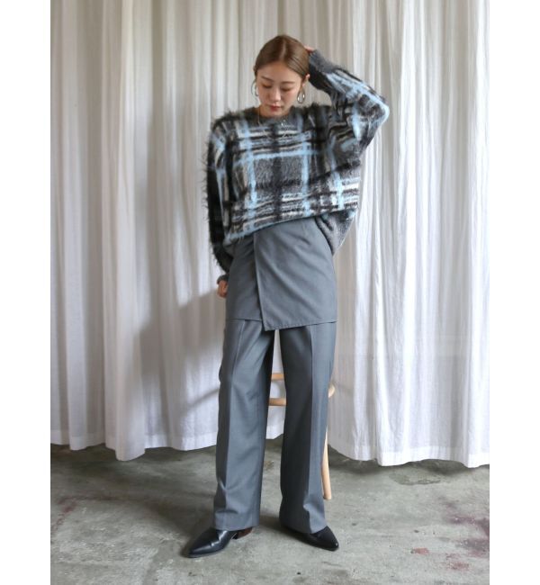 Ungrid「スカートセットタックパンツ」|その他|