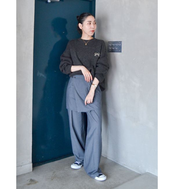 Ungrid「スカートセットタックパンツ」|その他|