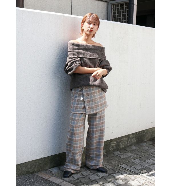 Ungrid「スカートセットタックパンツ」|その他|