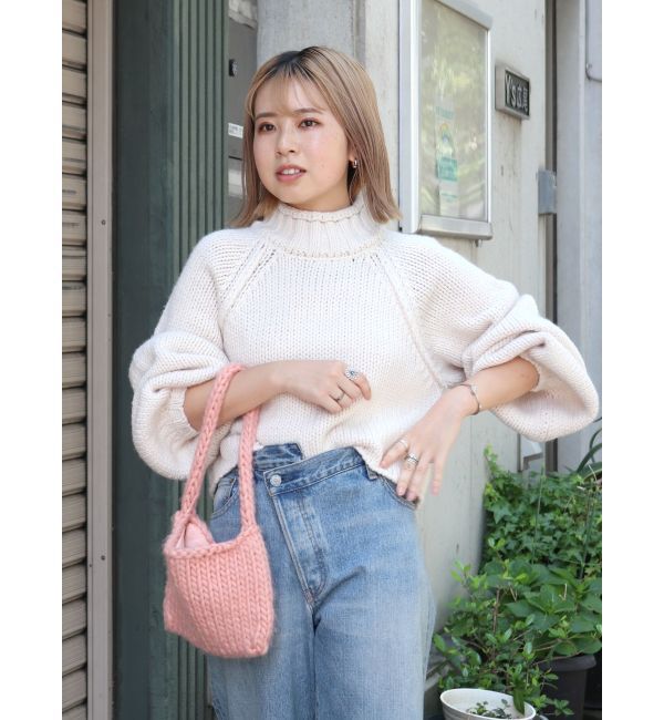 Ungrid「ローゲージニットハンドバッグ」|ハンドバッグ|