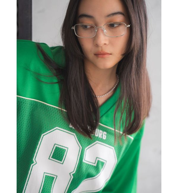 Ungrid「スクエアフレーム伊達メガネ」|メガネ|