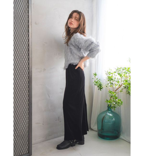 Ungrid「ベロアキャミワンピース」|ワンピース|