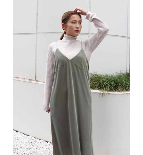 Ungrid「ベロアキャミワンピース」|ワンピース|