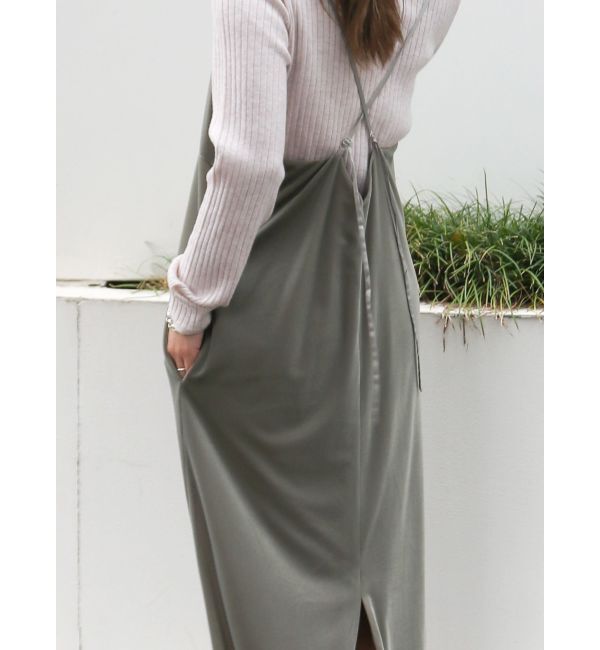 Ungrid「ベロアキャミワンピース」|ワンピース|