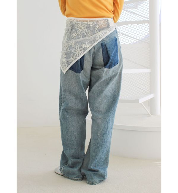 Ungrid「シアーエンブロイダリーボンネット」|バンダナ・スカーフ|