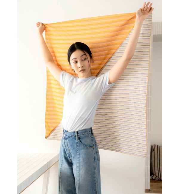 Ungrid「マルチストライプスカーフ」|バンダナ・スカーフ|