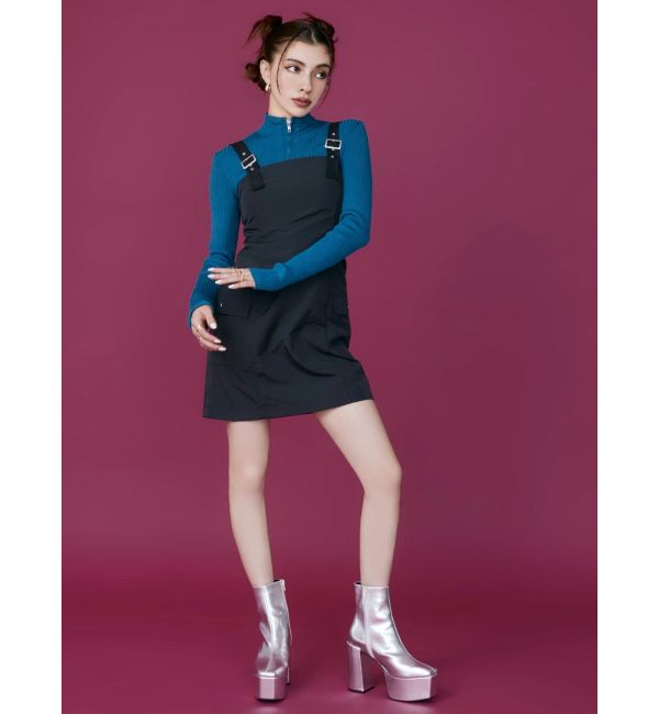 EVRIS「ベルテッドミニワンピース」|ワンピース|