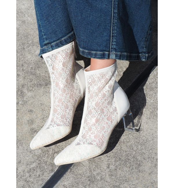 EVRIS「スパンコールスキンショートブーツ」|ショートブーツ|