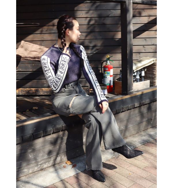 EVRIS「スパンコールスキンショートブーツ」|ショートブーツ|