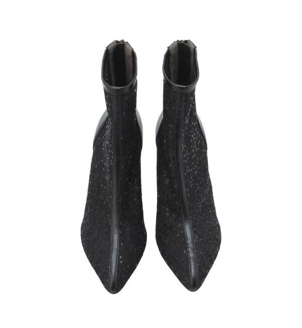 EVRIS「スパンコールスキンショートブーツ」|ショートブーツ|