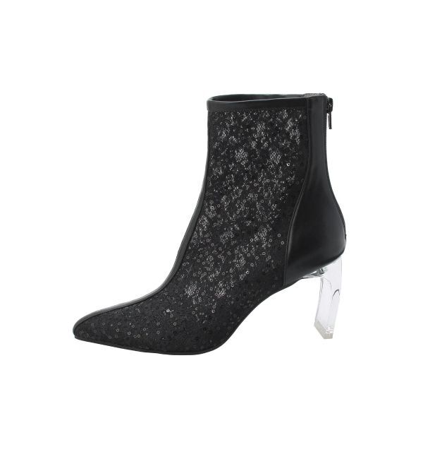 EVRIS「スパンコールスキンショートブーツ」|ショートブーツ|