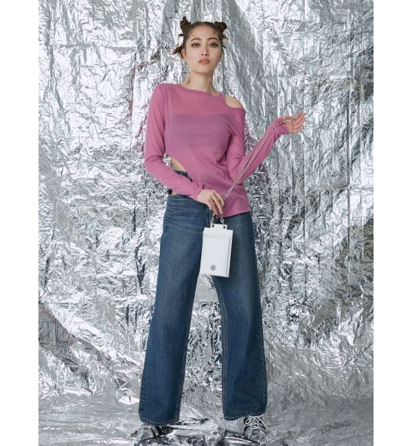 EVRIS「カッティングシアートップス」|Tシャツ・カットソー|