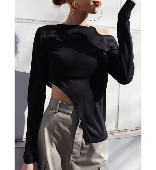 EVRIS「カッティングシアートップス」|Tシャツ・カットソー|