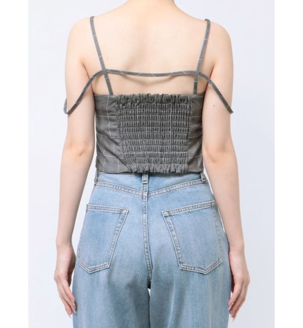 EVRIS「ストラップチェックキャミソール」|キャミソール|