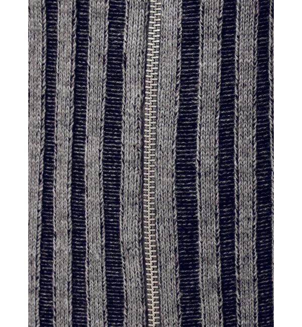 EVRIS「プレーティングリブダブルZIPニットワンピース」|ワンピース|