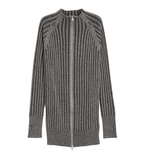 EVRIS「プレーティングリブダブルZIPニットワンピース」|ワンピース|