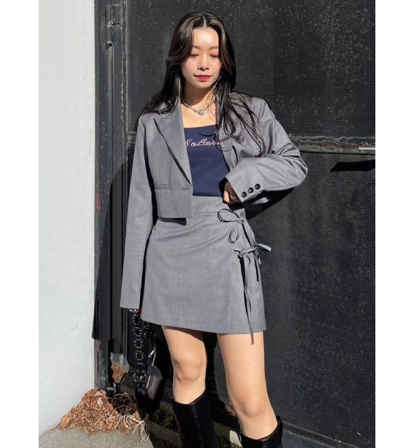 EVRIS「ショートレングスジャケット【セットアップ着用可能】」|テーラードジャケット|