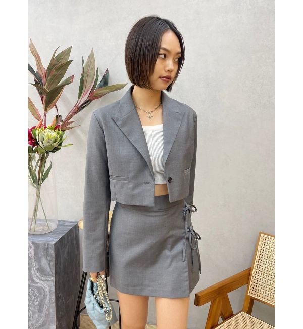 EVRIS「ショートレングスジャケット【セットアップ着用可能】」|テーラードジャケット|