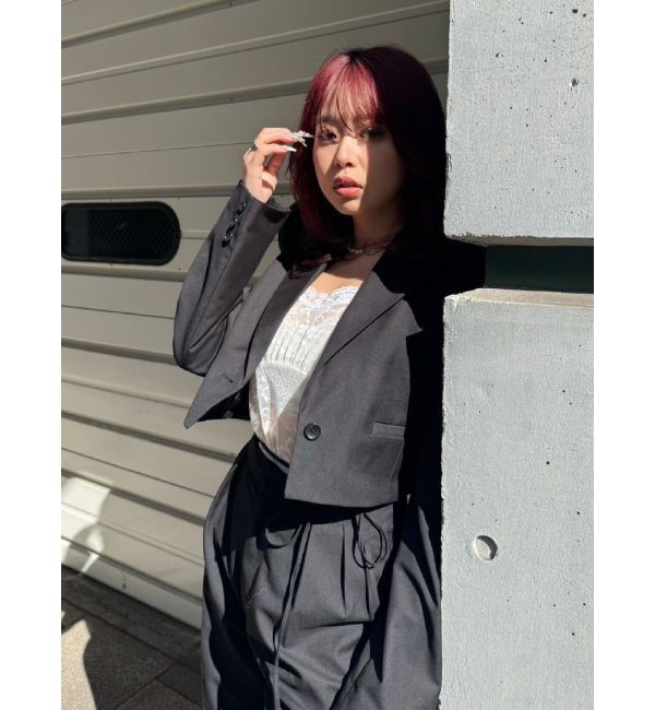 EVRIS「ショートレングスジャケット【セットアップ着用可能】」|テーラードジャケット|